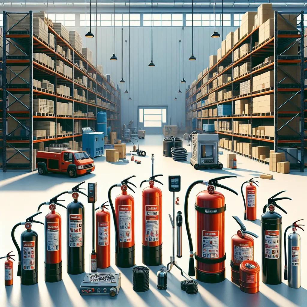 Zabezpiecz swoją firmę dzięki nowoczesnym gaśnicom do hal, magazynów i produkcji